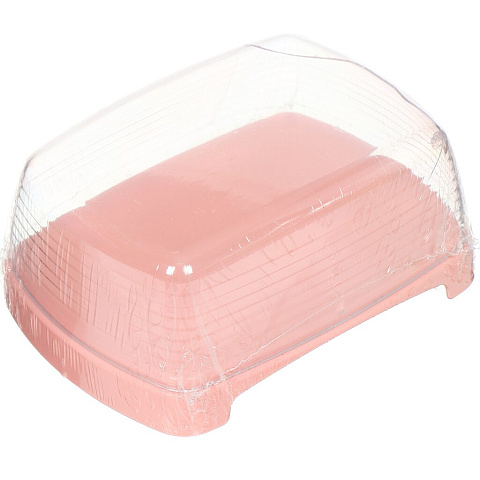 Масленка пластик, нежно-розовая, Berossi, Cake, ИК 40363000