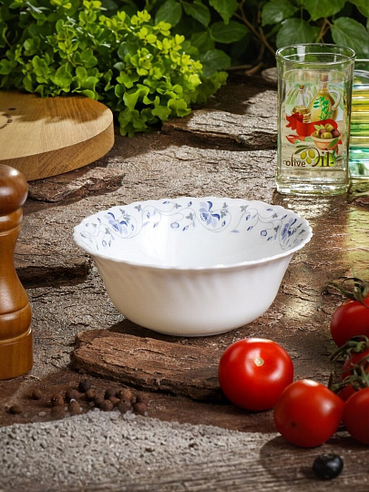 Салатник стеклокерамика, круглый, 15х5 см, 415 мл, Эдем, Daniks, LHW 60/1059