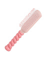 Расческа массажная, 22х4 см, пластик, пластиковая ручка, прямоугольная, с фигурной ручкой, A100060 - фото 4