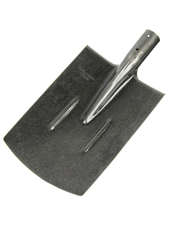 Лопата штыковая, рельсовая сталь, 1.5х210х300 мм, S512-16, без черенка, прямая