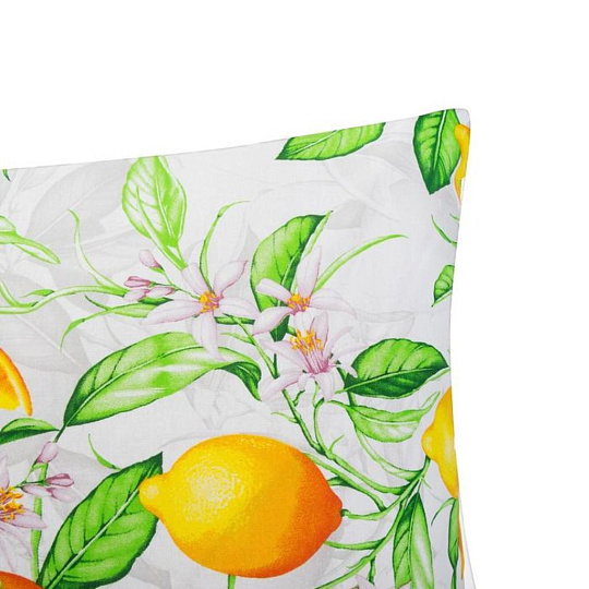 Наволочка 70*70 &quot;Этель&quot; &quot;Лимонное утро&quot;, Жёлтый, сатин, 125 г/м², 100% хлопок, 5279362