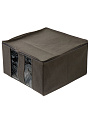 Кофр для хранения вещей, с крышкой, 40х40х25 см, спанбонд, с молнией, раскладной, в ассортименте, П-20-404025