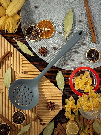 Шумовка силикон, 31х10 см, навеска, Daniks, Bern, YS-DC12-KT551-G05