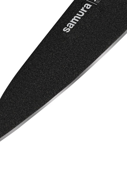 Нож кухонный Samura, Chadow, для овощей, нержавеющая сталь, 9.9 см, рукоятка пластик, SH-0011/K