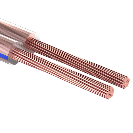 Провод акустический, 2х1.5 мм², 100 м, прозрачный, PROconnect, BL, 01-6206-6
