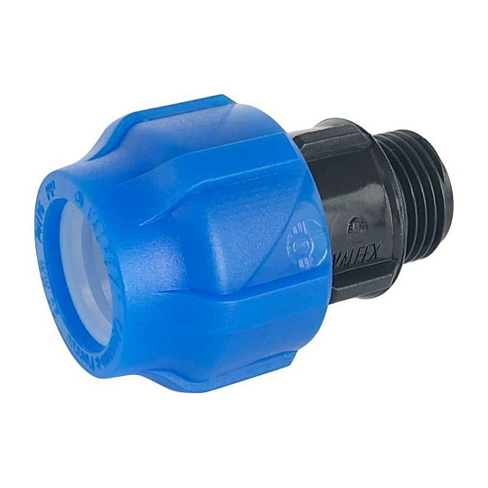 ПНД муфта d20х1/2&quot;, наружная резьба, соединительная, Valfex
