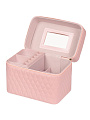 Шкатулка-кейс для украшений и косметики, искусственная кожа, 27.5х18х21.5 см, в ассортименте, Y4-3130 - фото 4