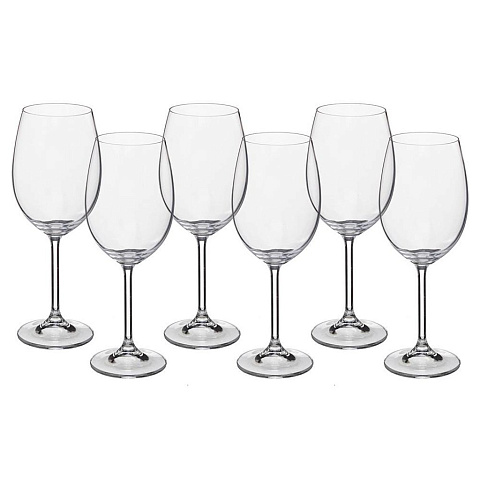 Набор бокалов для вина из 6 шт. "gastro/colibri" 450 мл высота 22 см, 669-063