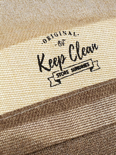 Корзина для хранения, 25х15х12 см, прямоугольная, коричнево-бежевая, A290100