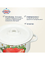 Кастрюля эмалированная сталь, 2 л, крышка сталь, цилиндрическая, Сибирские товары, С1610.П*59/*78/*44/*59/С, в ассортименте - фото 6