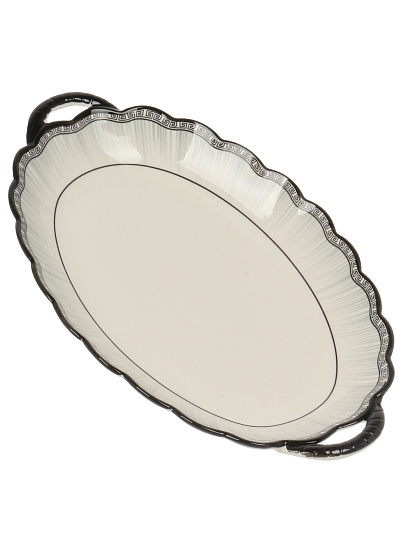 Блюдо керамика, овальное, 31 см, с ручками, RasheL, R-31102