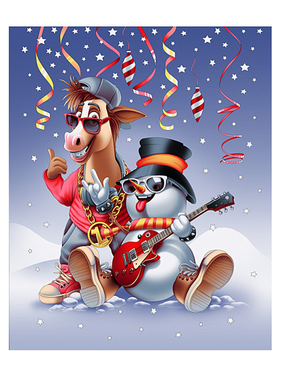 Набор полотенец кухонных 2 шт, 45х60 см, вафельный, хлопок, Конфетти, Россия