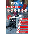 Сварочный аппарат инверторный, Ресанта, САИПА-200, 190 А, проволока, полуавтоматическая сварка - фото 7