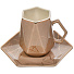 Набор чайный керамика, 12 предметов, на 6 персон, 170 мл, Серый Мрамор, Y4-6603, подарочная упаковка - фото 2