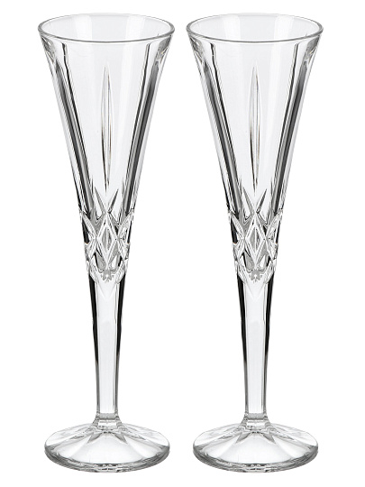 Бокал для шампанского, 160 мл, хрустальное стекло, 2 шт, Bohemia, Brixton, БПХ1110