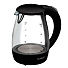 Чайник электрический Scarlett, SC-EK27G61, черный, 1.8 л, 2200 Вт, скрытый нагревательный элемент, стекло - фото 3