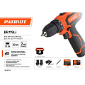 Дрель-шуруповерт аккумуляторный, Patriot, BR 119Li, 12 В, кейс - фото 23