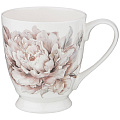 Кружка фарфор, 480 мл, Белый цветок, Lefard, 415-2124
