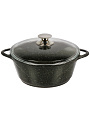 Кастрюля алюминий, антипригарное покрытие, 4 л, крышка стекло, Горница, Гранит Induction, Ик2633аг, индукция - фото 9