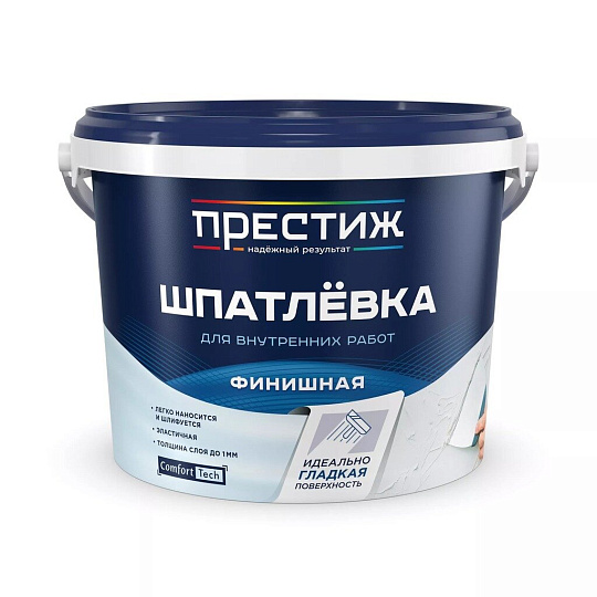 Шпатлевка Престиж, акриловая, финишная, 3 кг