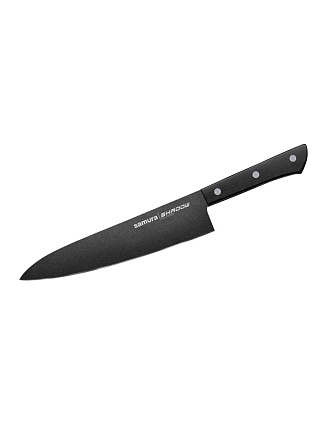 Нож кухонный Samura, Chadow, шеф-нож, нержавеющая сталь, 20.8 см, рукоятка пластик, SH-0085/K