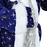 Фигурка декоративная полиэстер, Дед Мороз, 45 см, синяя, Y4-4159 - фото 4