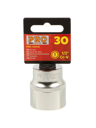 Головка торцевая 6-гранная, 1/2&quot;, 30 мм, Startul, PRO-52030