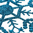Набор елочных украшений Снежинка, 2 шт, синий, 16х16 см, SYLKGJ-4822050D - фото 3