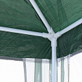 Шатер с москитной сеткой, зеленый, 2.4х2.4х2.4 м, четырехугольный, с толщиной трубы 0.3 мм, Green Days - фото 10