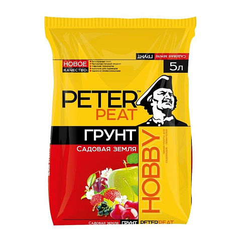 Грунт Hobby, садовая земля, 5 л, Peter Peat