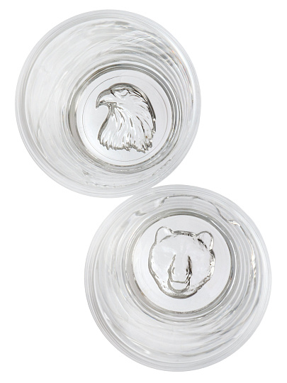 Стопка стекло, 50 мл, 4 шт, Domenik, Spirit Of Animals, DMG002