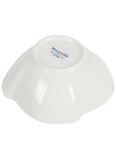 Салатник фарфор, фигурный, 15х6 см, 0.4 л, Маршмеллоу, Nouvelle Home, 0530123