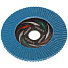 Круг лепестковый торцевой КЛТ1 для УШМ, LugaAbrasiv, диаметр 125 мм, посадочный диаметр 22 мм, зерн ZK100, шлифовальный - фото 3