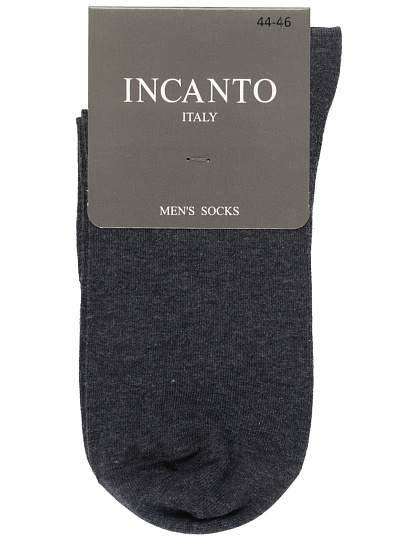Носки для мужчин, хлопок, Incanto, джинс, р. 44-46, BU733009