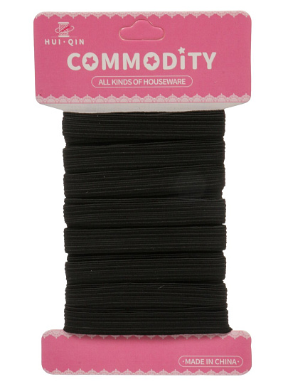 Резинка бельевая черная, 400Х1см, A180040