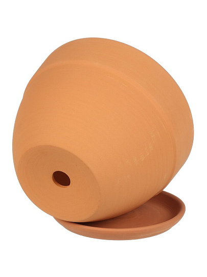 Горшок керамика, 2.1 л, 18х13 см, овальный борт, Терра №4, 568746