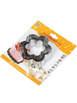 Набор форм для запекания сталь, 3 шт, фигурный, Y3-1041