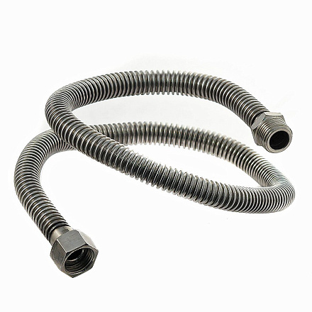Подводка для газа 1/2''х0.5 м, г-ш, сильфон, G-Beka