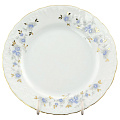 Блюдо фарфоровое Cmielow Голубой цветок 0032290 Rococo 9706 круглое, 32 см