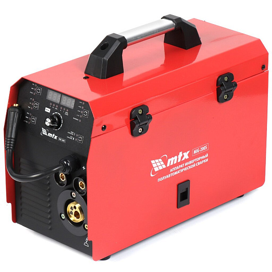 Сварочный аппарат инверторный, MTX, MIG-200S, 200 А, электрод, дуговой, ПВ 60 %