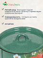Ковш сталь, эмалированное покрытие, 1.5 л, крышка сталь, стальная ручка, с крышкой, СтальЭмаль, 1с43с, в ассортименте - фото 6