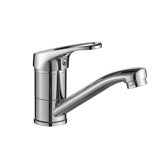 Смеситель одноручный для умывальника монолитный, картр. 35 мм, хром, DECOROOM, DR21012