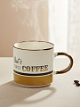 Кружка фарфор, 390 мл, But First Coffee, Lefard, 260-970, белая
