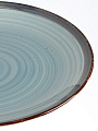 Тарелка обеденная, керамика, 24.8 см, Mood, Domenik, DMD271, дымчато-голубая - фото 3