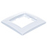Рамка однопостовая, горизонтальная, белая, без вставки, Lezard, Karina Life, 707-0200-146 - фото 3