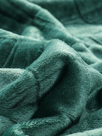 Плед 180х200 см, микрофибра, 100%пэ, 280г, Silvano, Берлин, темно-зеленый