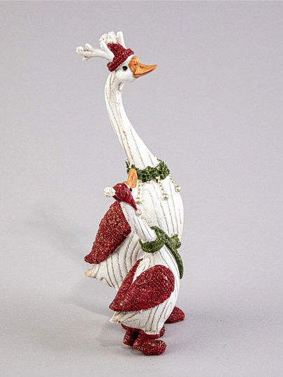 Статуэтка полистоун, Гусь, 8.5х6.5х19 см, Lefard, 162-1256