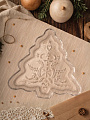 Блюдо стекло, для сервировки, фигурное, 22х21х2 см, Happy Holidays, Atmosphere, AT-K1174