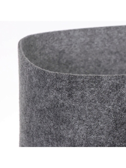 Кофр для хранения, 1 секция, 30х30х30 см, войлок, серый, Лев, КА008