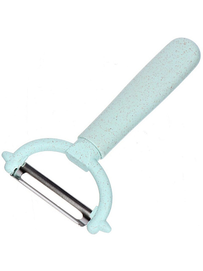 Овощечистка нержавеющая сталь, рукоятка пластик, навеска, Daniks, YW-PL005